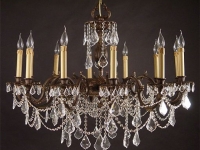 antique-bronze-chandelier--interior design marbella