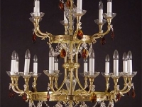old-gold-chandelier-interior design marbella
