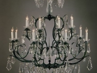 rustic-green-chandelier--interior design marbella