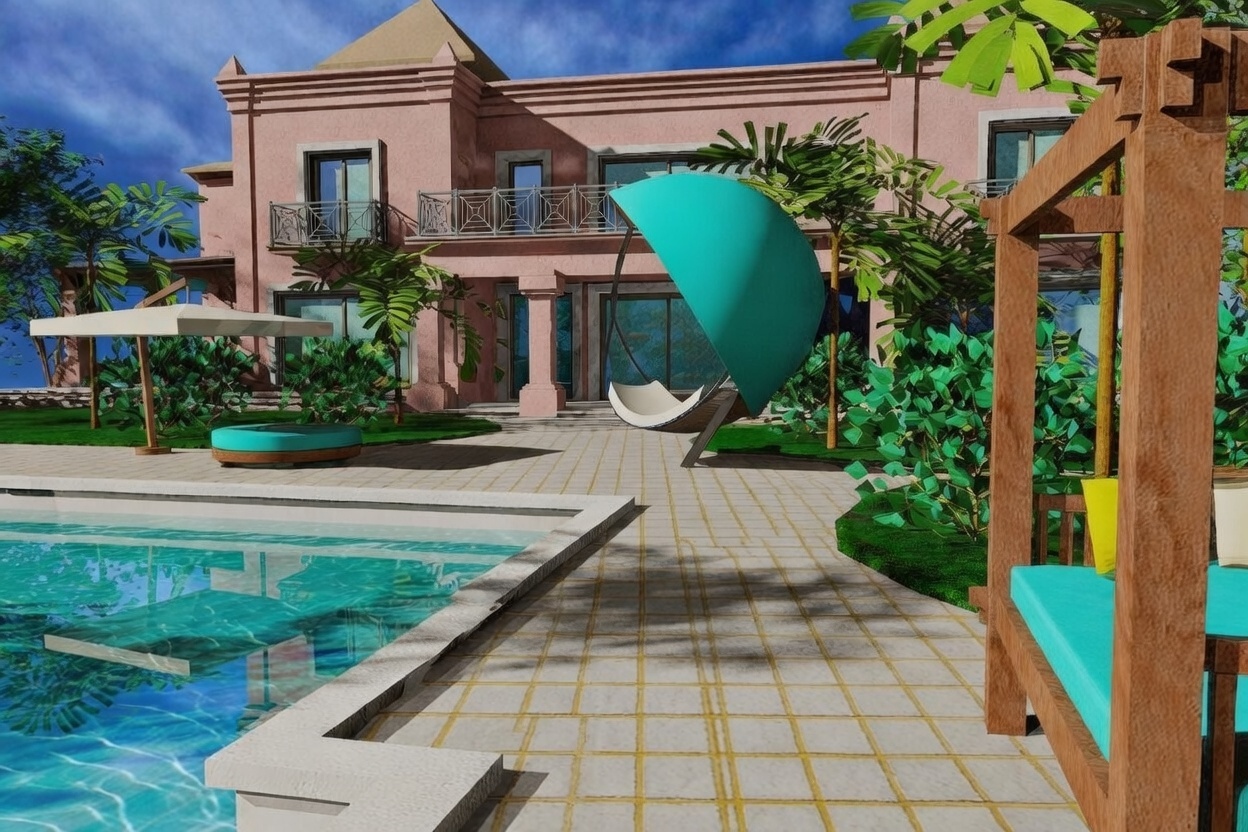 3D INTERIOR DESIGN 11 3d exterior villa aladecor